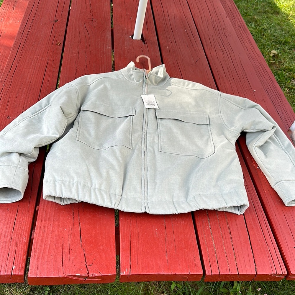 A new day women’s jacket green size large NWT